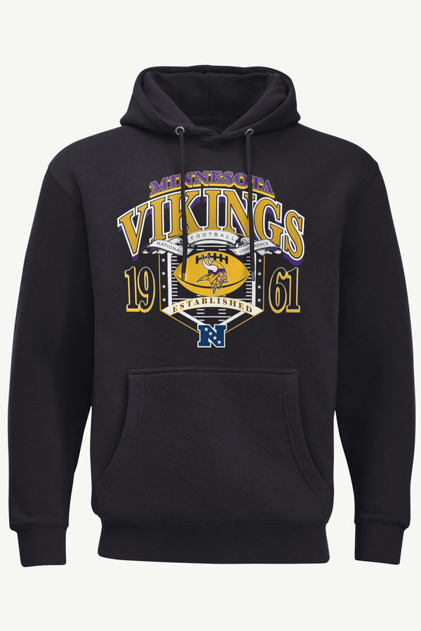 starter MENS MINNESOTA VIKINGS 80s INSPIRED FIELD HOODIE