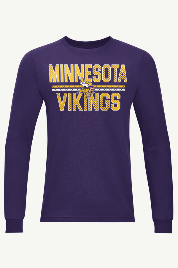 starter MENS MINNESOTA VIKINGS MESH LOOK LONG SLEEVE T SHIRT