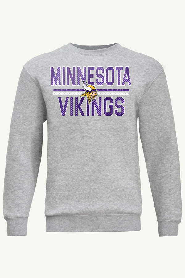 starter MENS MINNESOTA VIKINGS MESH LOOK SWEATSHIRT