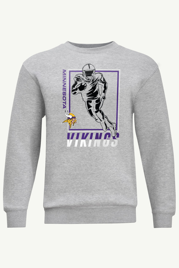 starter MENS MINNESOTA VIKINGS PLAYER GRID SWEATSHIRT