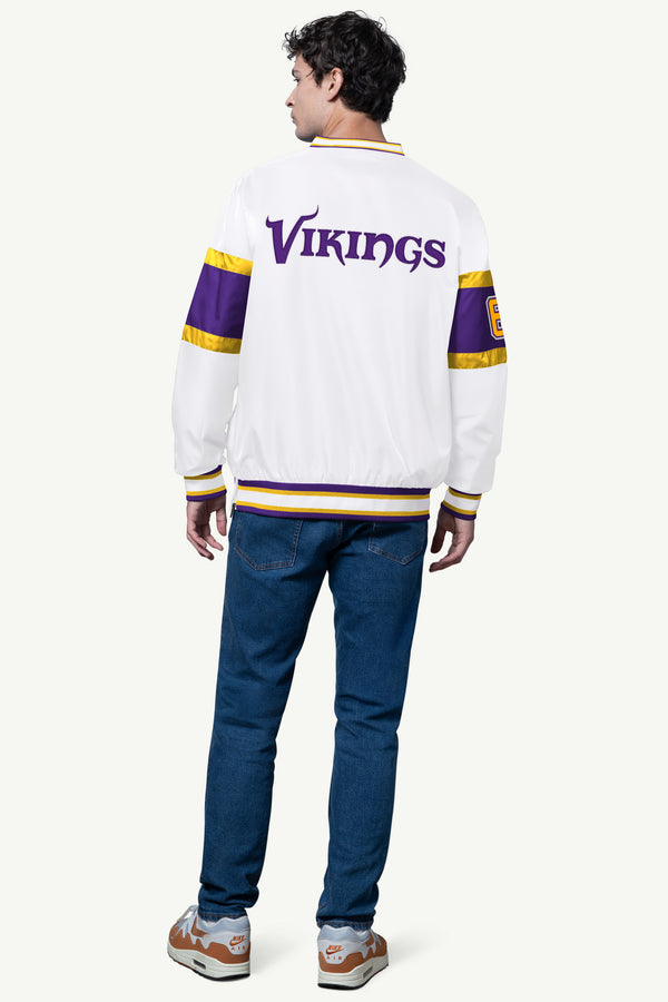 Starter MENS MINNESOTA VIKINGS SIGNAL COLLAR PULLOVER