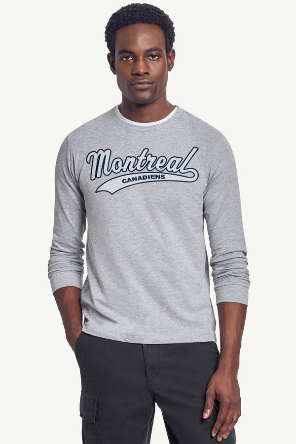 Starter MENS MONTREAL CANADIENS TAILSWEEP LONG SLEEVE T SHIRT