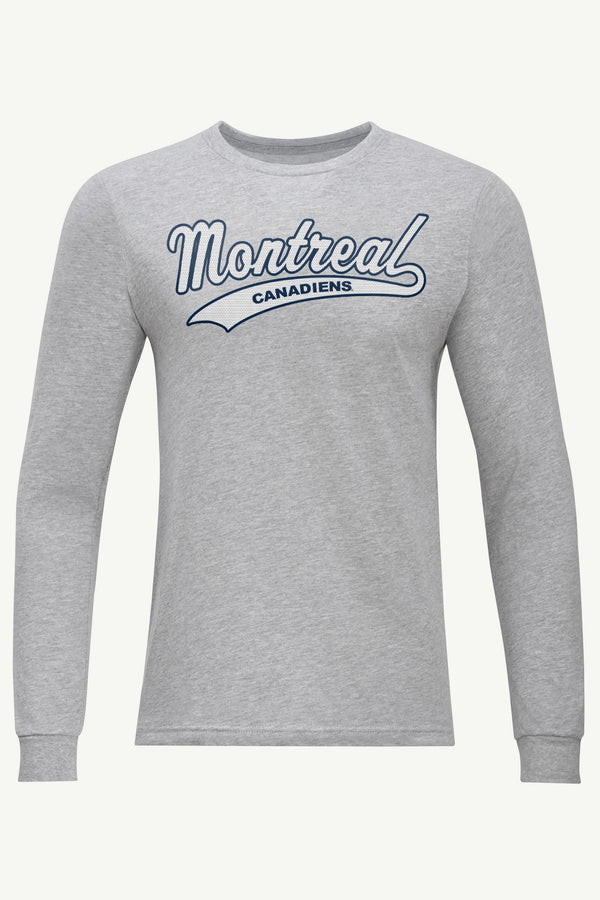 starter MENS MONTREAL CANADIENS TAILSWEEP LONG SLEEVE T SHIRT