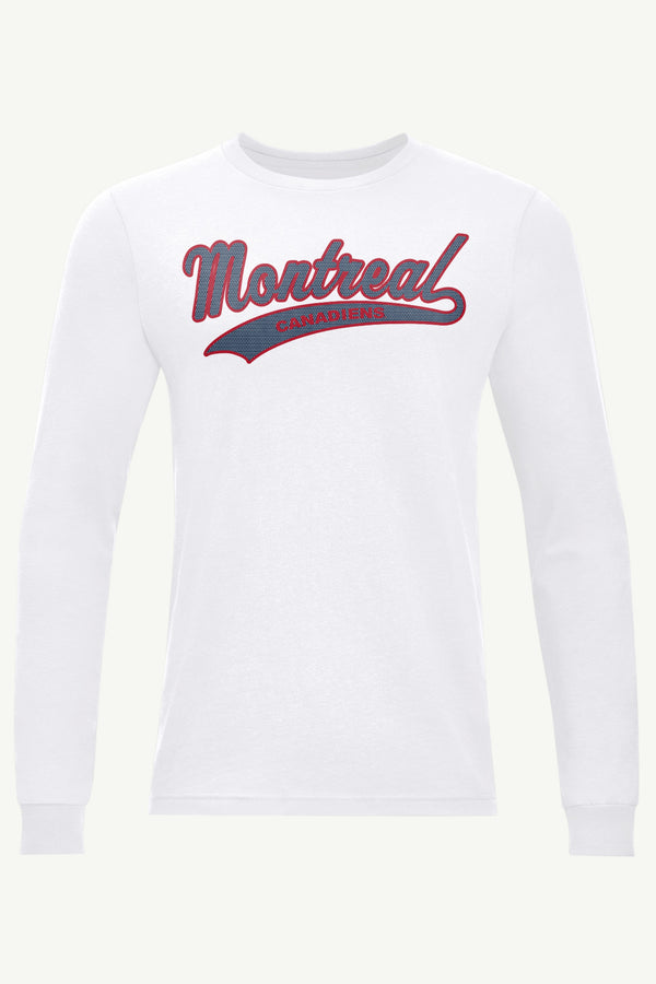 starter MENS MONTREAL CANADIENS TAILSWEEP LONG SLEEVE T SHIRT