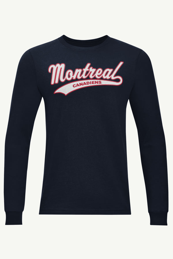 starter MENS MONTREAL CANADIENS TAILSWEEP LONG SLEEVE T SHIRT