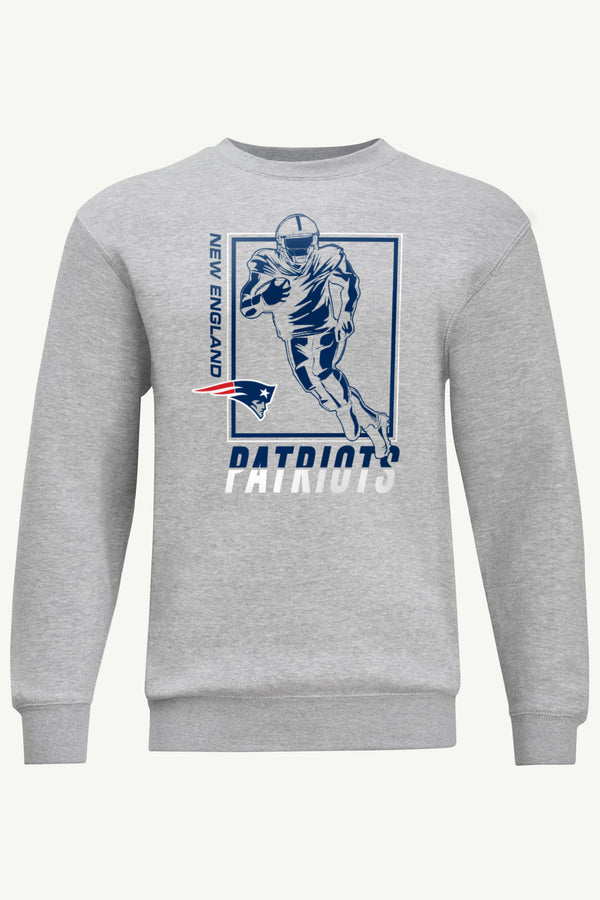 starter MENS NEW ENGLAND PATRIOTS PLAYER GRID SWEATSHIRT