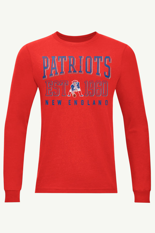 starter MENS NEW ENGLAND PATRIOTS RETRO LONG SLEEVE T SHIRT