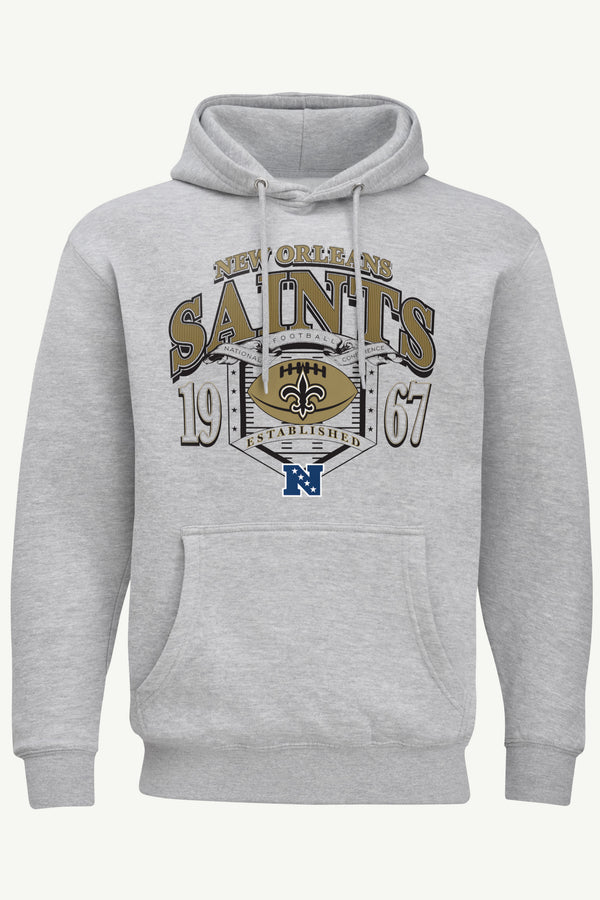 starter MENS NEW ORLEANS SAINTS 80s INSPIRED FIELD HOODIE