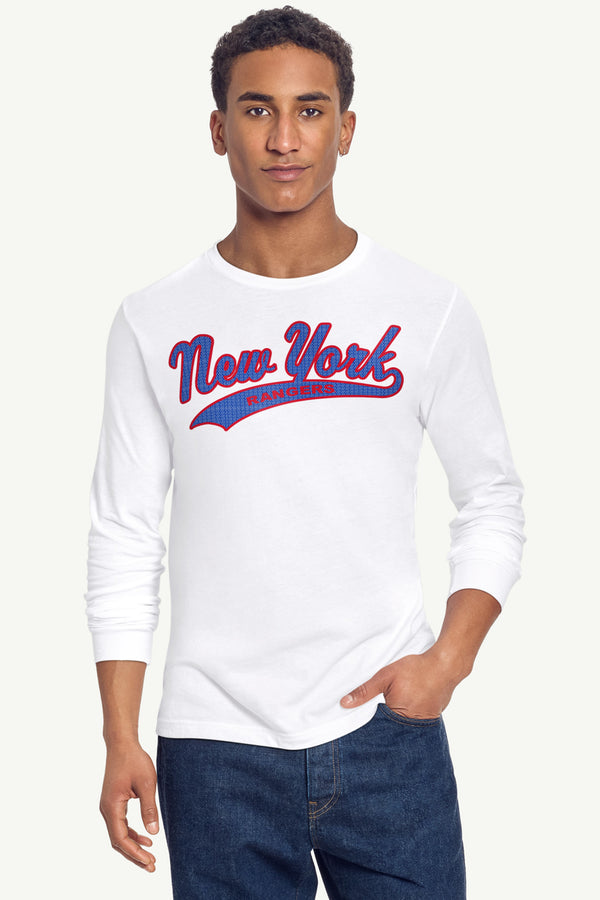 Starter MENS NEW YORK RANGERS TAILSWEEP LONG SLEEVE T SHIRT