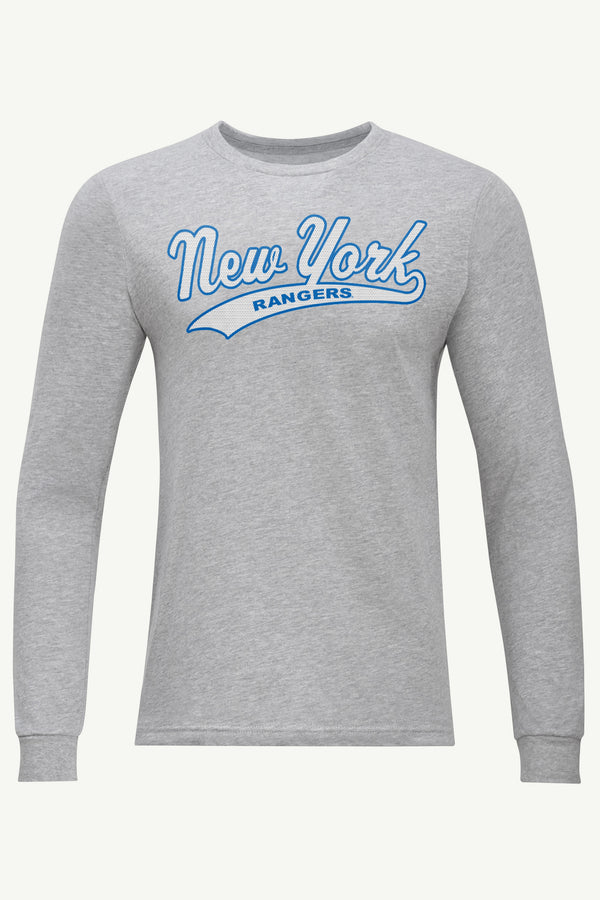 starter MENS NEW YORK RANGERS TAILSWEEP LONG SLEEVE T SHIRT