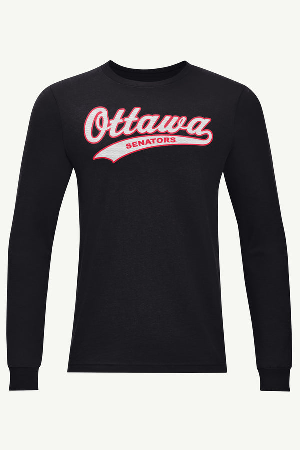 starter MENS OTTAWA SENATORS TAILSWEEP LONG SLEEVE T SHIRT