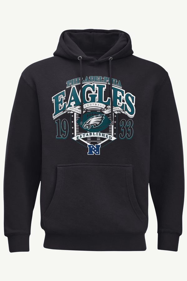 starter MENS PHILADELPHIA EAGLES 80s INSPIRED FIELD HOODIE