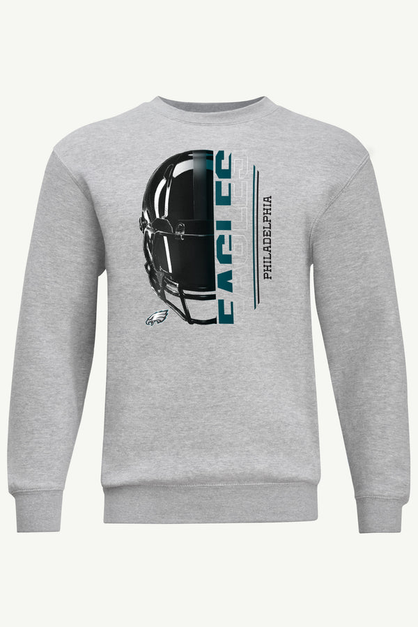 starter MENS PHILADELPHIA EAGLES HALF HELMET SWEATSHIRT