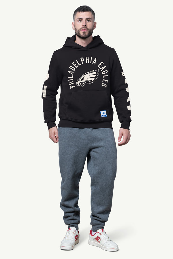 Starter MENS PHILADELPHIA EAGLES HANDOFF FLEECE HOODIE