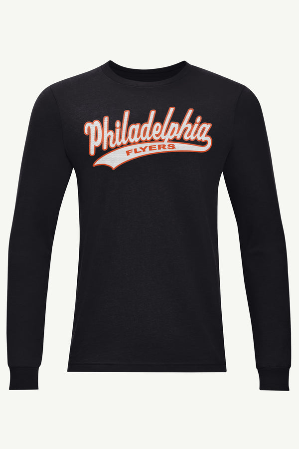starter MENS PHILADELPHIA FLYERS TAILSWEEP LONG SLEEVE T SHIRT
