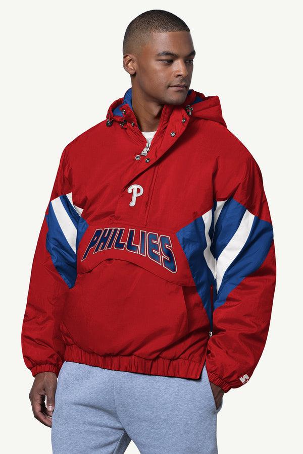 starter MENS PHILADELPHIA PHILLIES CLASSIC BREAKAWAY JACKET