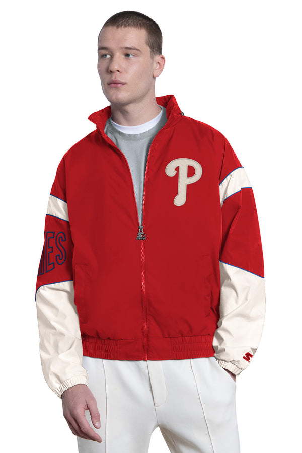 starter MENS PHILADELPHIA PHILLIES GUST FULL ZIP JACKET
