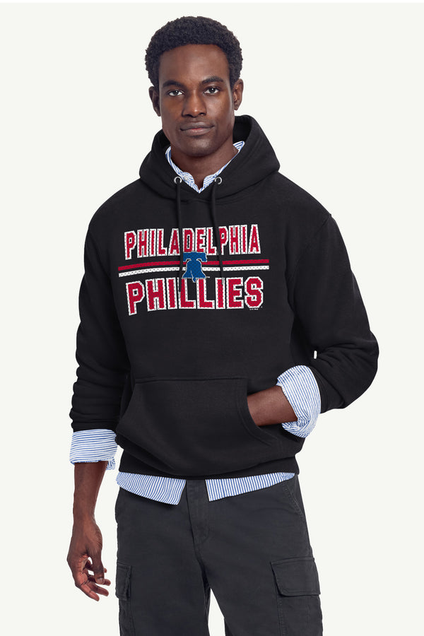Starter MENS PHILADELPHIA PHILLIES MESH LOOK HOODIE