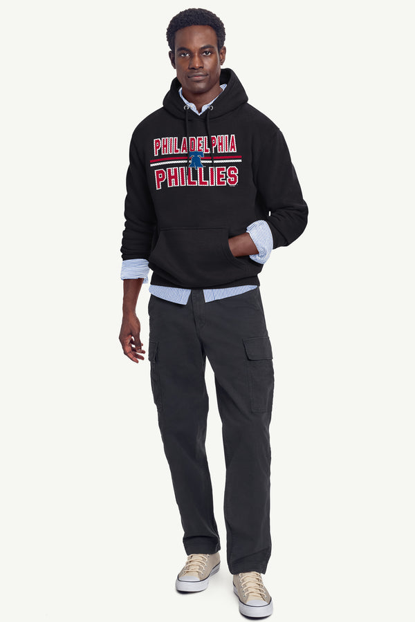 Starter MENS PHILADELPHIA PHILLIES MESH LOOK HOODIE
