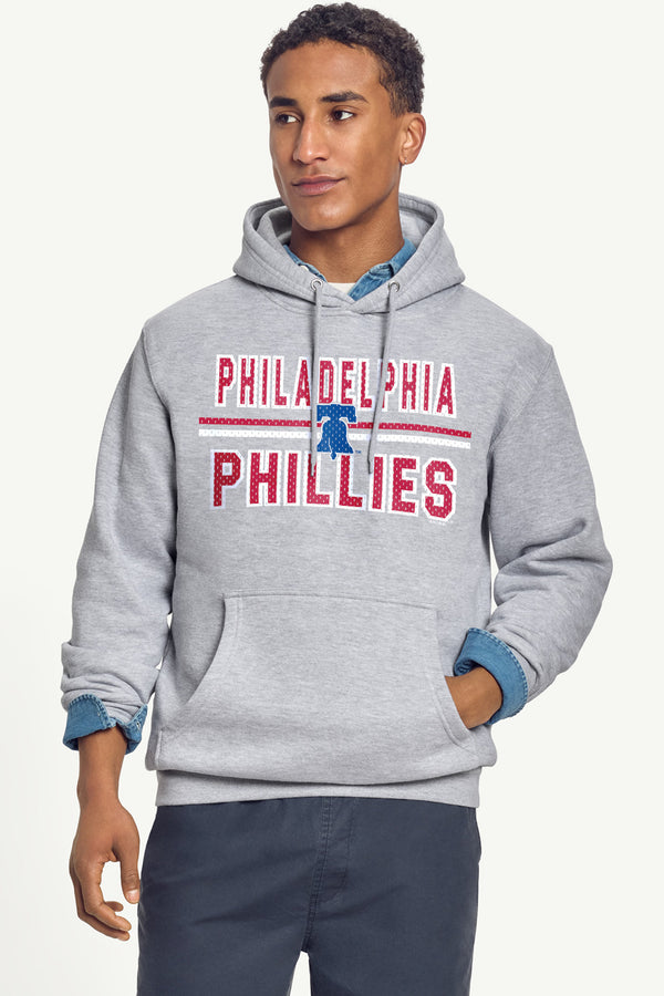Starter MENS PHILADELPHIA PHILLIES MESH LOOK HOODIE
