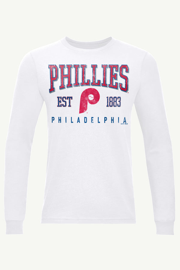 starter MENS PHILADELPHIA PHILLIES RETRO LONG SLEEVE T SHIRT