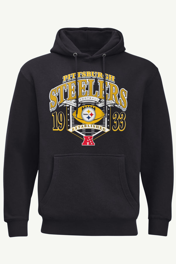 starter MENS PITTSBURGH STEELERS 80s INSPIRED FIELD HOODIE