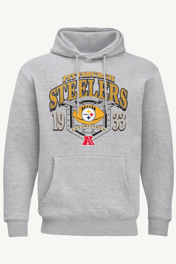 starter MENS PITTSBURGH STEELERS 80s INSPIRED FIELD HOODIE