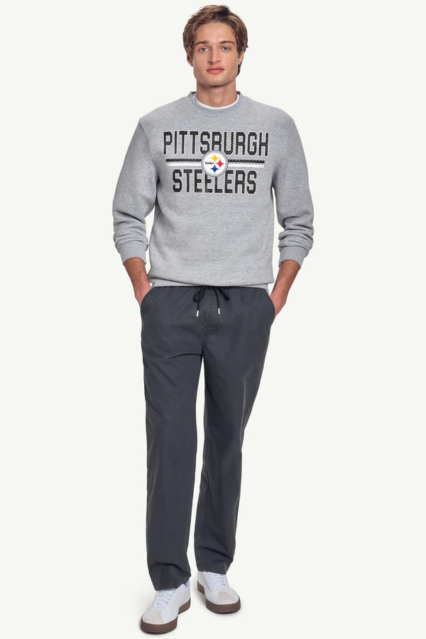Starter MENS PITTSBURGH STEELERS MESH LOOK SWEATSHIRT
