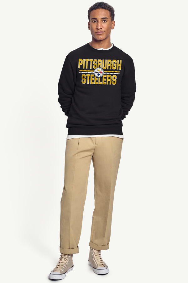 Starter MENS PITTSBURGH STEELERS MESH LOOK SWEATSHIRT