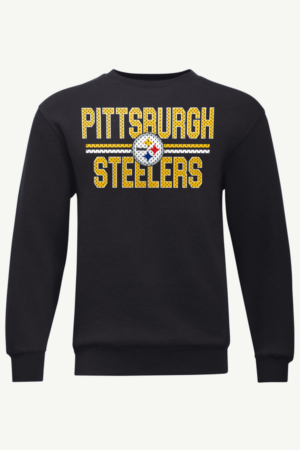 starter MENS PITTSBURGH STEELERS MESH LOOK SWEATSHIRT
