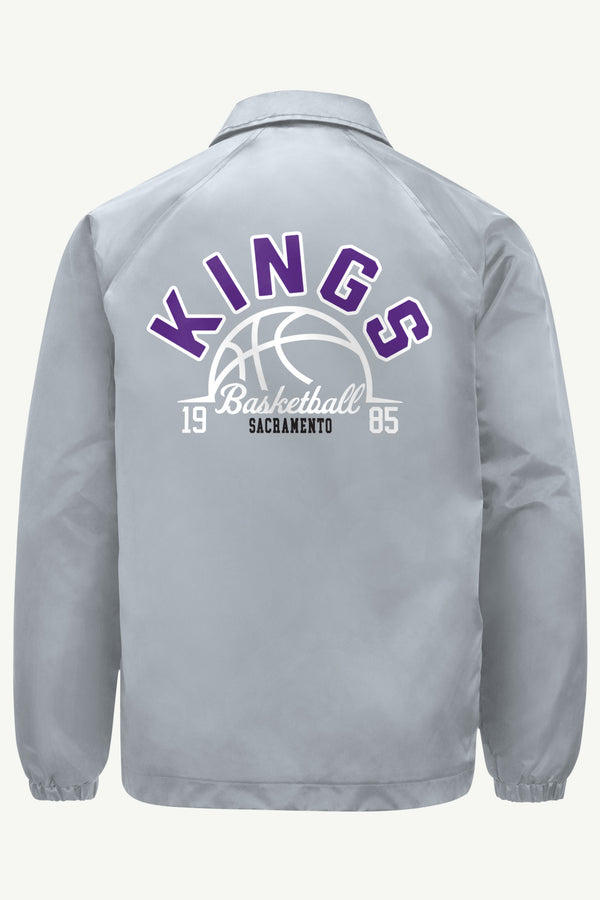 Starter MENS SACRAMENTO KINGS HALF BALL COACHES JACKET