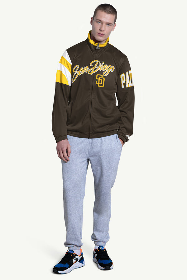 Starter MENS SAN DIEGO PADRES HERITAGE TRACK JACKET