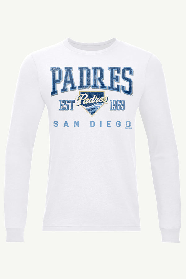 starter MENS SAN DIEGO PADRES RETRO LONG SLEEVE T SHIRT