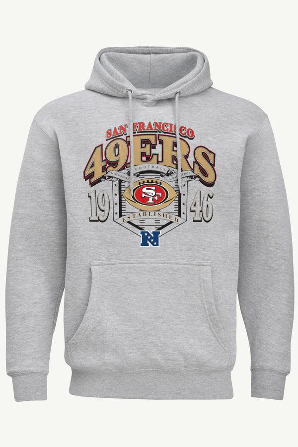 starter MENS SAN FRANCISCO 49ERs 80s INSPIRED FIELD HOODIE