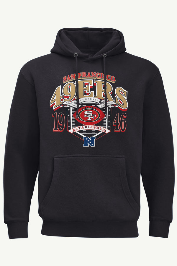 starter MENS SAN FRANCISCO 49ERs 80s INSPIRED FIELD HOODIE
