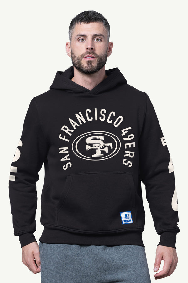 starter MENS SAN FRANCISCO 49ERS HANDOFF FLEECE HOODIE