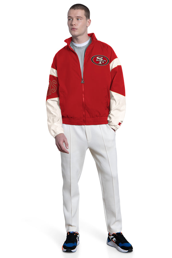 Starter MENS SAN FRANCISCO 49ERS THE GUST FULL ZIP JACKET