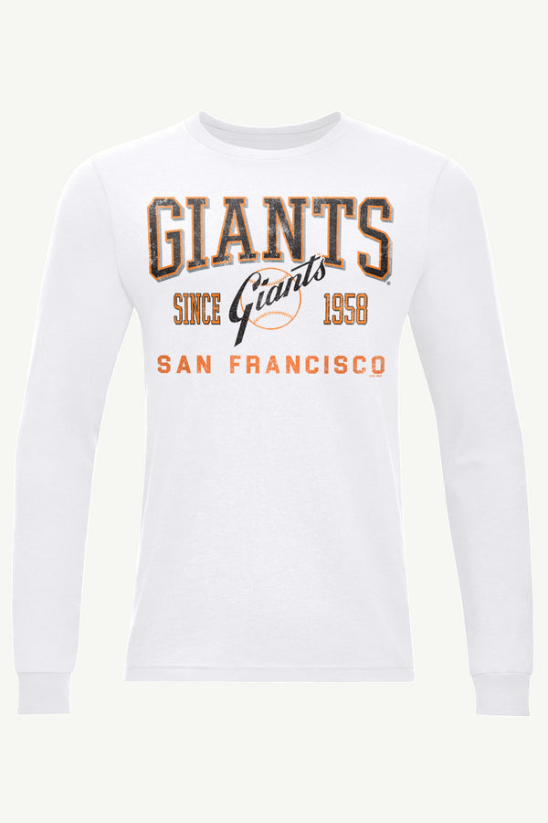 starter MENS SAN FRANCISCO GIANTS RETRO LONG SLEEVE T SHIRT