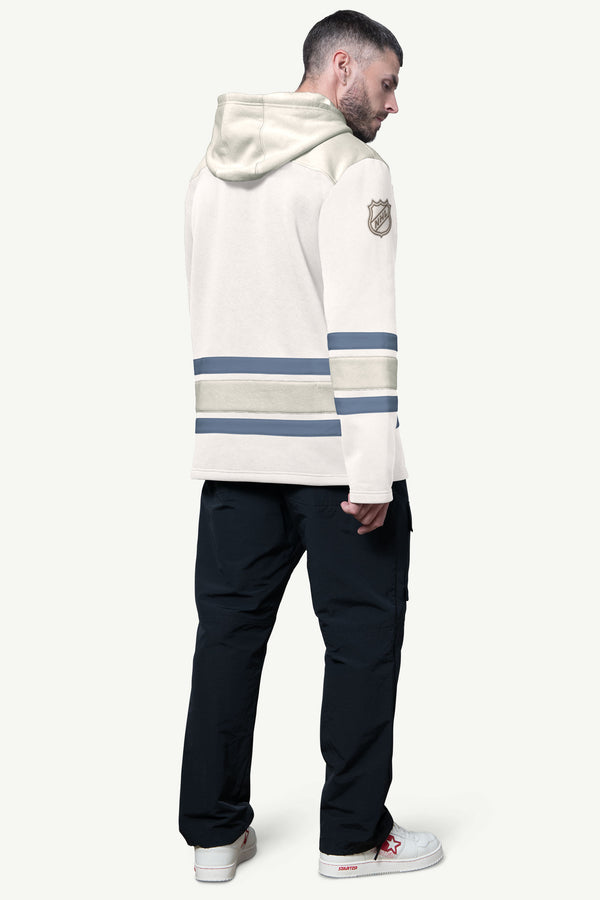 Starter MENS SEATTLE KRAKEN SLAP SHOT HOODED HOCKEY PULLOVER