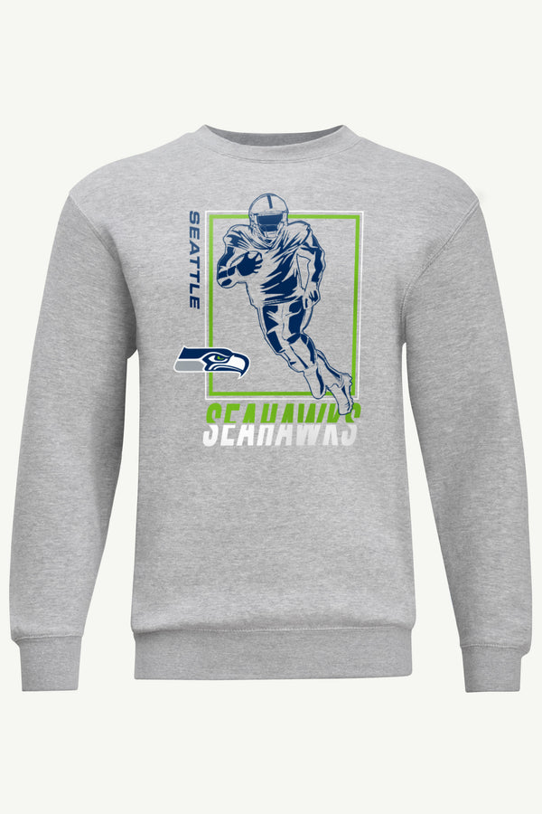 starter MENS SEATTLE SEAHAWKS PLAYER GRID SWEATSHIRT