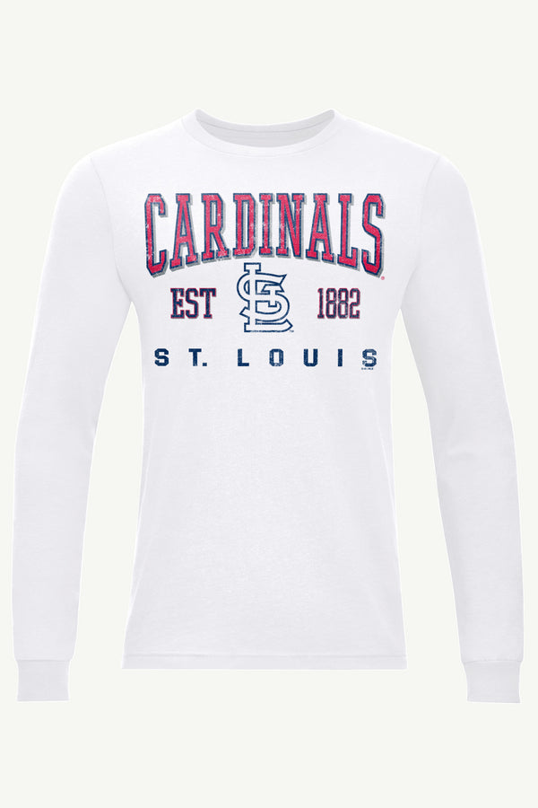 starter MENS ST LOUIS CARDINALS RETRO LONG SLEEVE T SHIRT