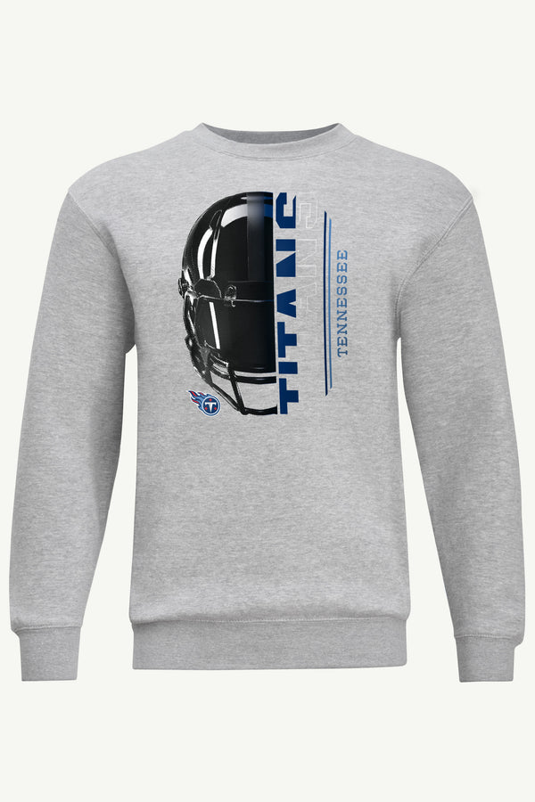 starter MENS TENNESSEE TITANS HALF HELMET SWEATSHIRT