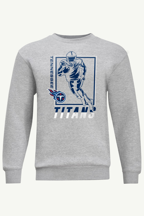 starter MENS TENNESSEE TITANS PLAYER GRID SWEATSHIRT