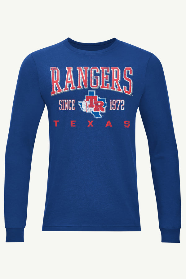 starter MENS TEXAS RANGERS RETRO LONG SLEEVE T SHIRT