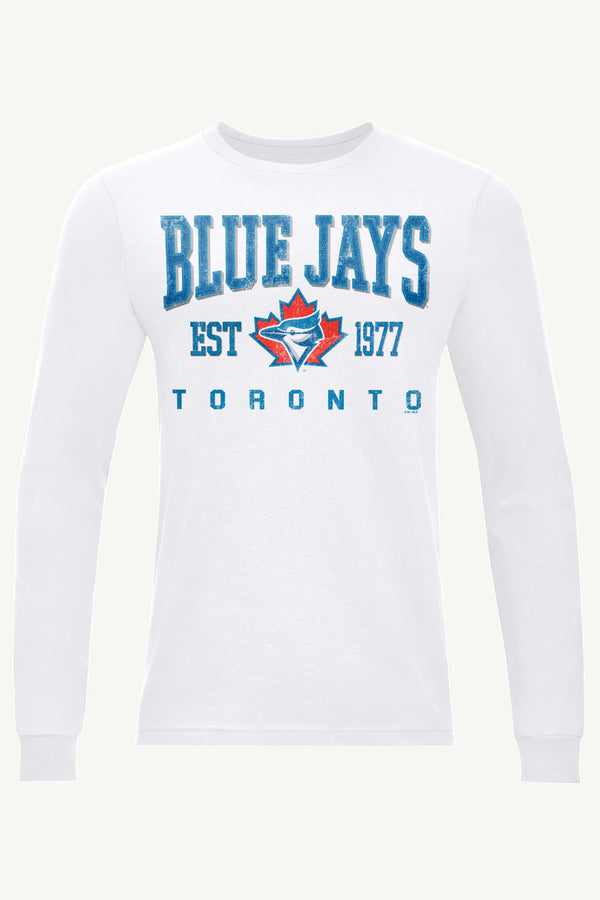 starter MENS TORONTO BLUE JAYS RETRO LONG SLEEVE T SHIRT