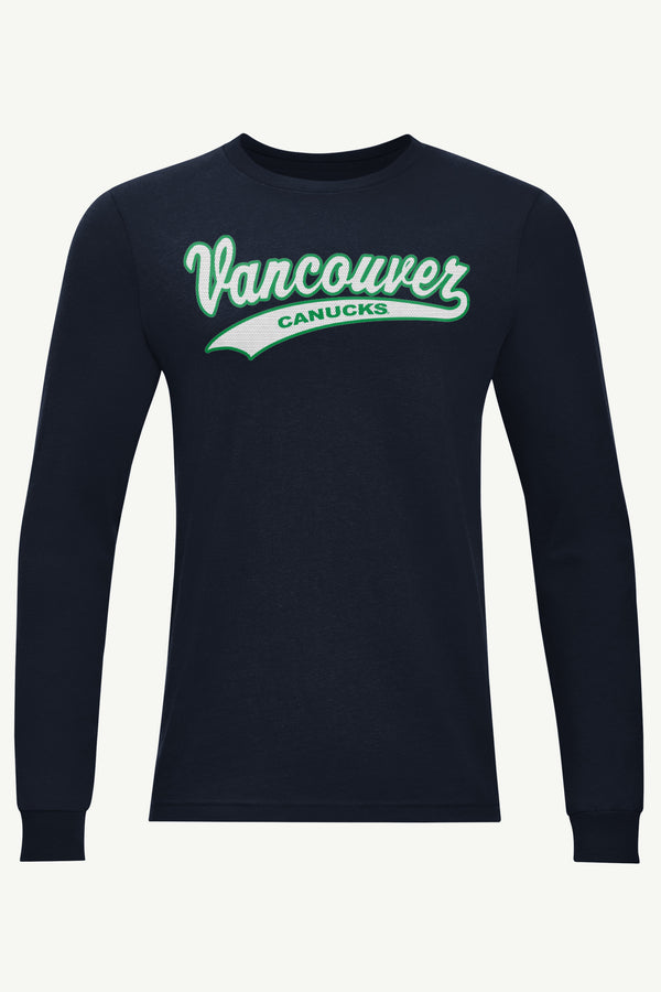 starter MENS VANCOUVER CANUCKS TAILSWEEP LONG SLEEVE T SHIRT