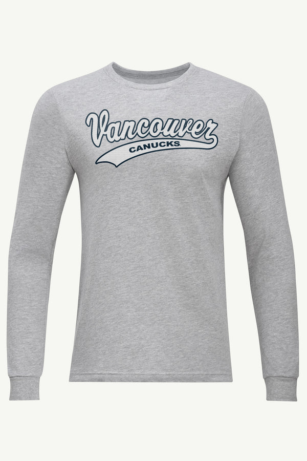 starter MENS VANCOUVER CANUCKS TAILSWEEP LONG SLEEVE T SHIRT
