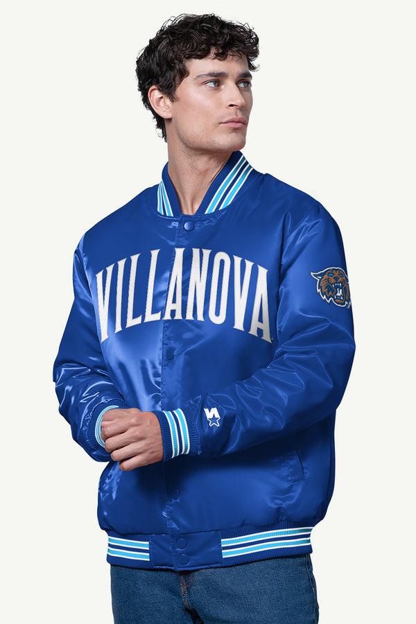 starter MENS VILLANOVA WILDCATS SATIN VARSITY JACKET