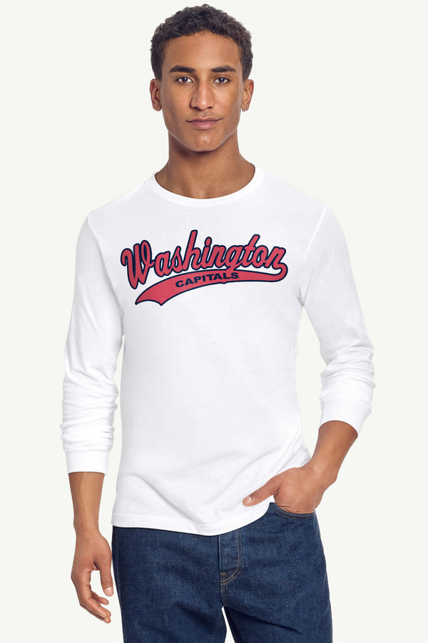 Starter MENS WASHINGTON CAPITALS TAILSWEEP LONG SLEEVE T SHIRT