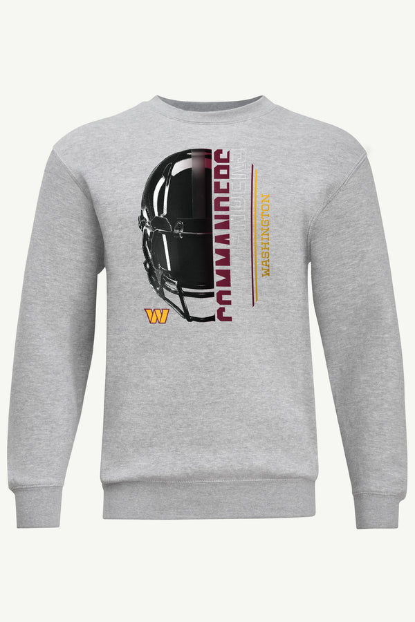 starter MENS WASHINGTON COMMANDERS HALF HELMET SWEATSHIRT